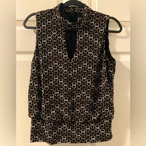 Melanie Lyne Top, Black, Size Medium